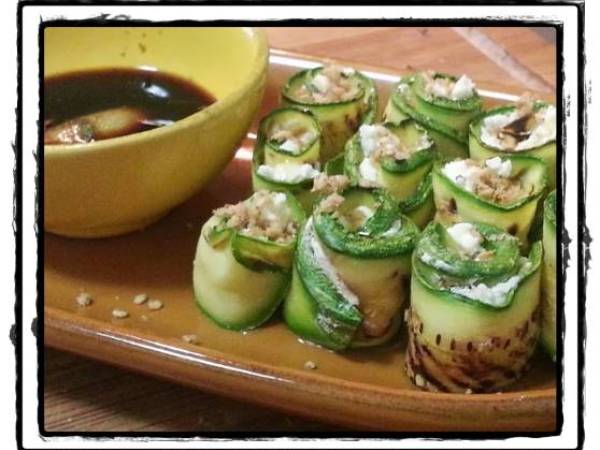 Sushi di zucchine - Preparazione tappa 5