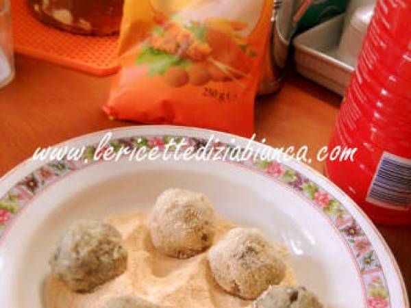 Polpette di Melanzane Impan...ate - Preparazione tappa 2