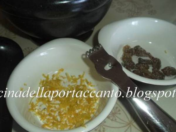 Spaghetti poveri con salsa salernitana - Preparazione tappa 2