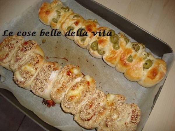 Rose di pane alle olive e al prosciutto - Preparazione tappa 5