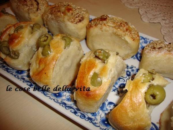 Rose di pane alle olive e al prosciutto - Preparazione tappa 6