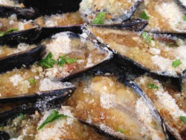 COZZE GRATINATE - Preparazione tappa 7