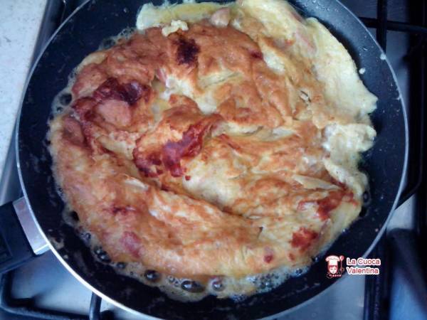Frittata con la zucca - Preparazione tappa 3