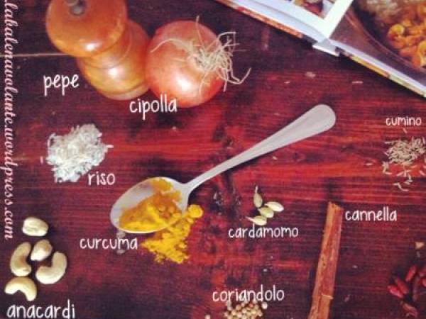 Curry vegan di anacardi e riso basmati - Preparazione tappa 1