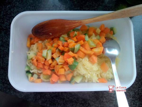 Polpette di patate con carote e zucchine - Preparazione tappa 1