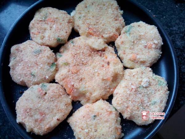 Polpette di patate con carote e zucchine - Preparazione tappa 3