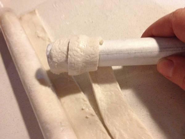 Candele di pasta sfoglia - Preparazione tappa 3