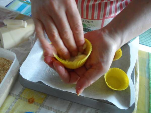 Muffin di patate con un cuore ripieno di - Preparazione tappa 3