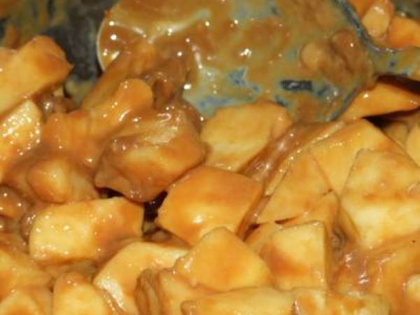 Gâteau breton pommes et confiture de lait ​(Torta Bretone di mele e dulce de leche) - Preparazione tappa 1
