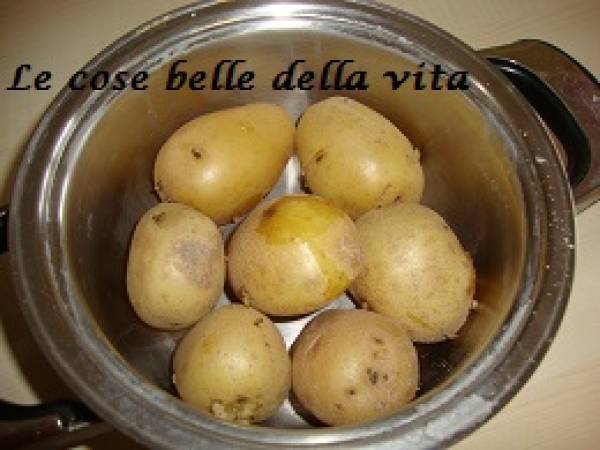 Tortino di funghi e patate - Preparazione tappa 1