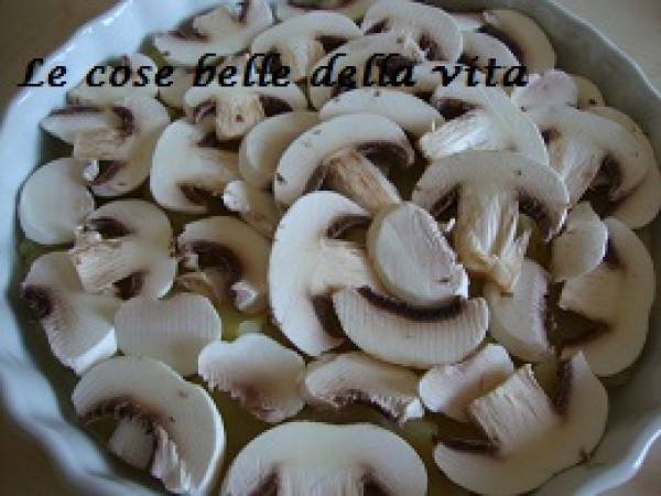 Tortino di funghi e patate - Preparazione tappa 3