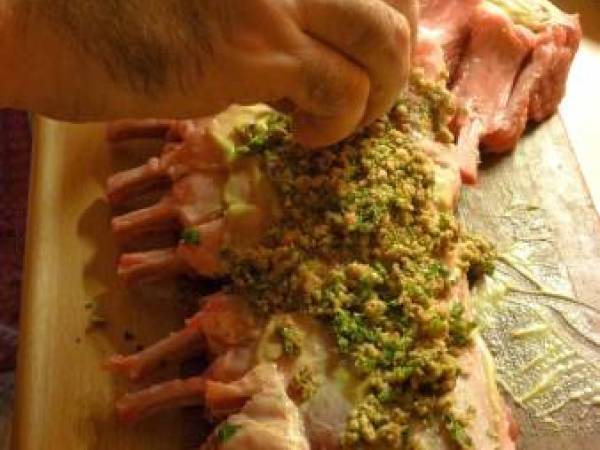 Carrè d'agnello alla Mitterrand - Preparazione tappa 3