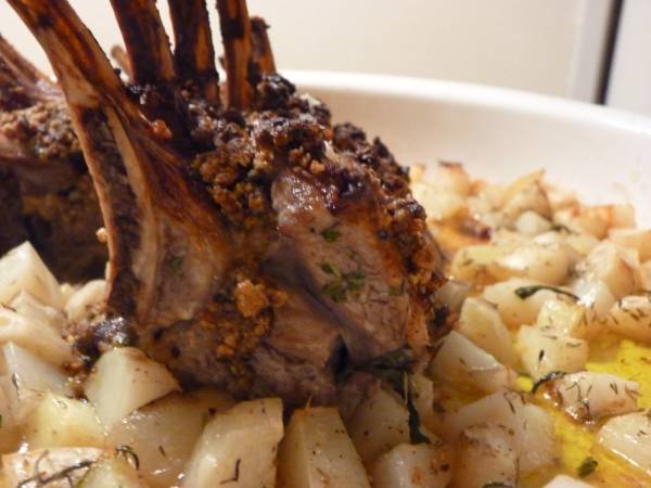 Carrè d'agnello alla Mitterrand - Preparazione tappa 5