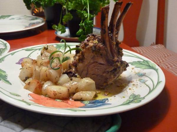 Carrè d'agnello alla Mitterrand - Preparazione tappa 6