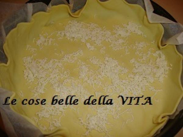 Torta salata con broccoletti e salsiccia - Preparazione tappa 2