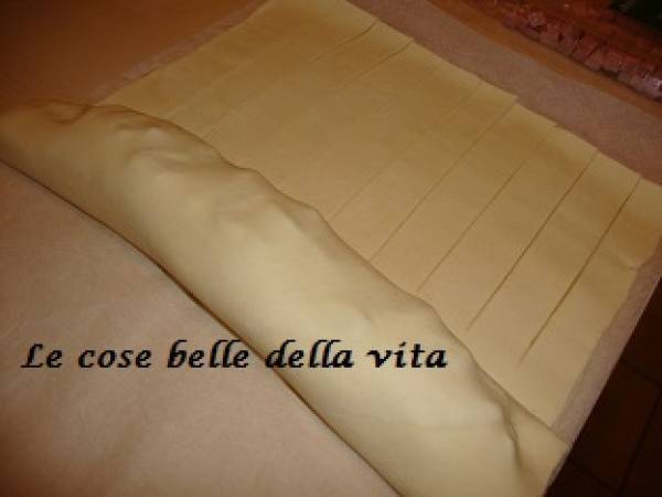 Torta salata con carciofi e prosciutto - Preparazione tappa 3