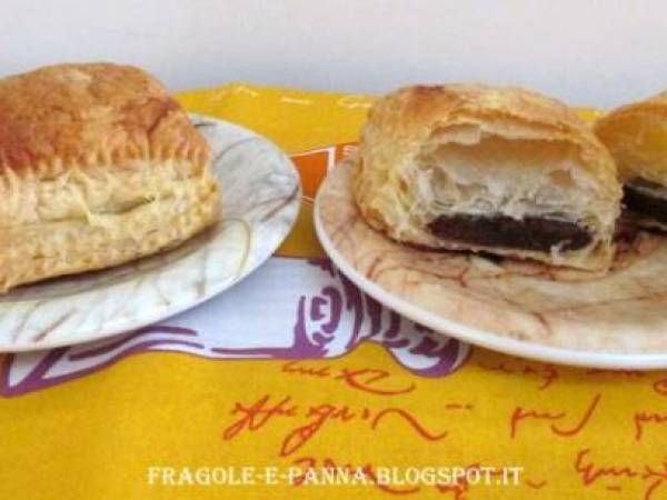 Sfogliatine alla crema di nocciole e pan di stelle - Preparazione tappa 1