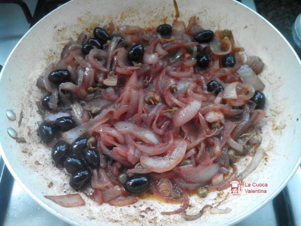 Cipolle alla pizzaiola - Preparazione tappa 4