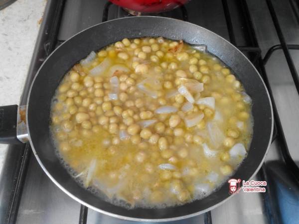 Piselli con uova - Preparazione tappa 2