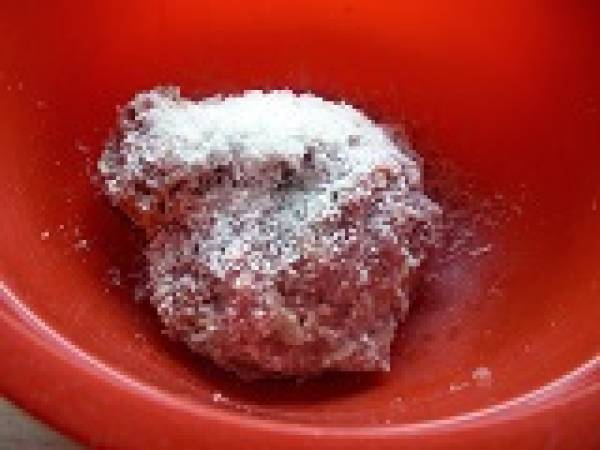 Polpettone ripieno di broccoli siciliani - Preparazione tappa 1
