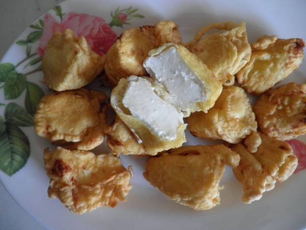 Pepite di ricotta fresca pastellate - Preparazione tappa 1