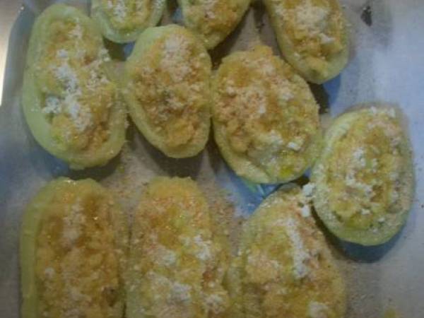Patate ripiene con prosciutto cotto - Preparazione tappa 2
