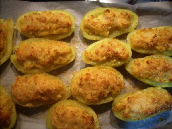 Patate ripiene con prosciutto cotto - Preparazione tappa 3