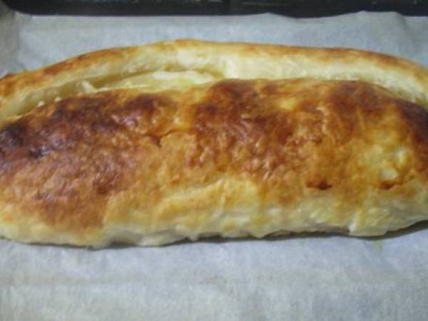 Rotolo di pasta sfoglia con frittata. - Preparazione tappa 4