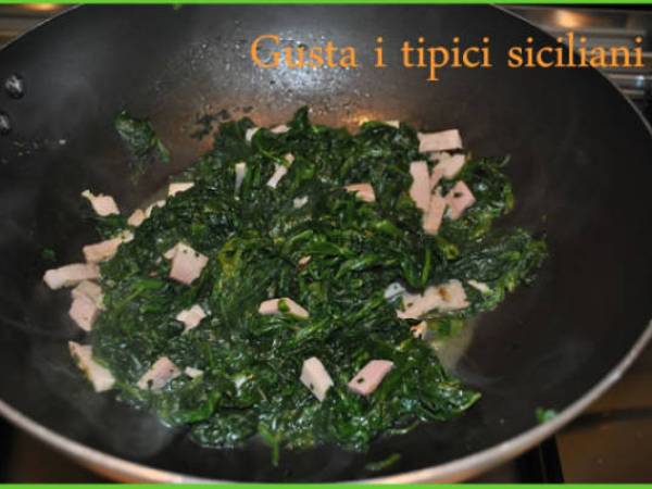 Rigatoni Integrali al forno con spinaci e ricotta - Preparazione tappa 1