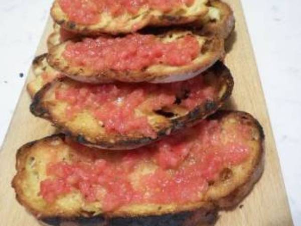 Bruschette al pomodoro veloci - Preparazione tappa 1