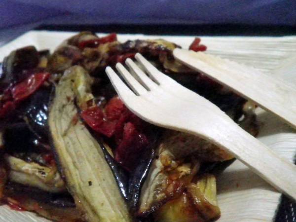 Melanzane con pomodori pachino al forno - Preparazione tappa 1