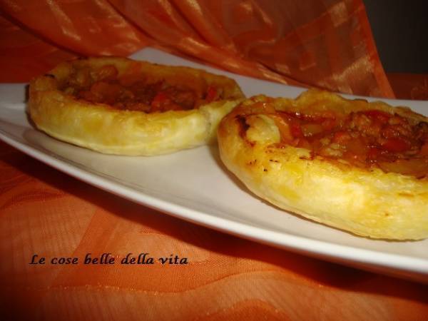 Mini tortine salate con peperoni e tonno - Preparazione tappa 1