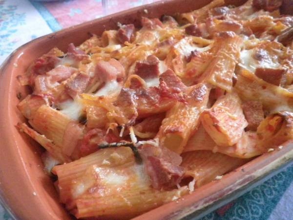 Doppia pasta al forno con fagiolini serpentini in terracotta - Preparazione tappa 1