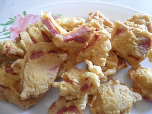 Pepite di Mortadella pastellate fritte - Preparazione tappa 1
