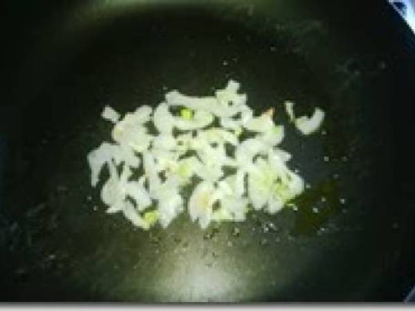 Gnocchi speck e pistacchio in salsa di grana - Preparazione tappa 1