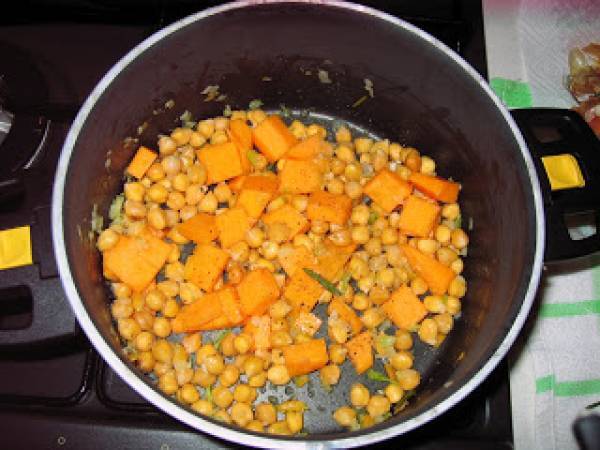 Riso Ceci e Zucca - Preparazione tappa 4