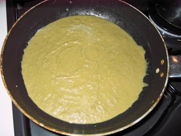 Pasta con crema di scarto di carciofi - Preparazione tappa 2