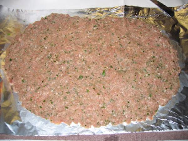 Polpettone al forno con spinaci e mozzarella - Preparazione tappa 3
