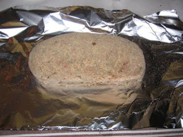 Polpettone al forno con spinaci e mozzarella - Preparazione tappa 6