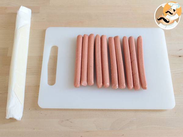 Ricetta per Halloween - Mummie di Wurstel - Preparazione tappa 1