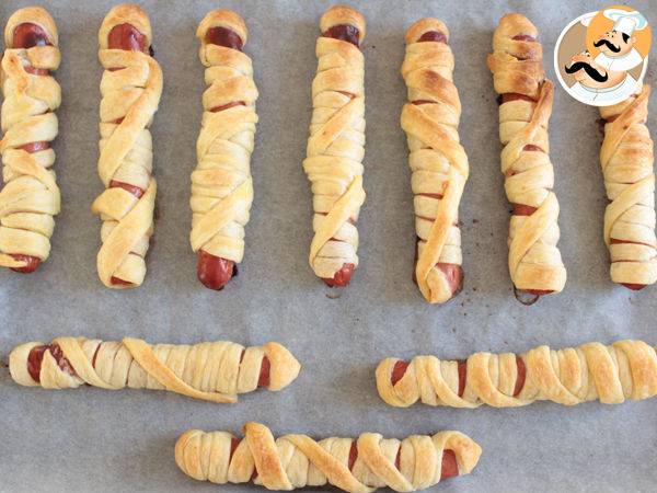 Ricetta per Halloween - Mummie di Wurstel - Preparazione tappa 4
