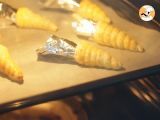 Tappa 4 - Coni di pasta sfoglia con salmone affumicato