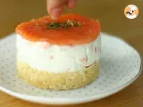 Tappa 6 - Cheesecake salata al salmone, l'idea perfetta per un antipasto sfizioso!