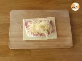 Tappa 2 - Fagottini di sfoglia con prosciutto e formaggio