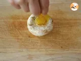 Tappa 3 - Funghi con uova di quaglia