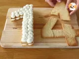 Tappa 9 - Number cake, la torta a forma di numero ideale per un'occasione speciale