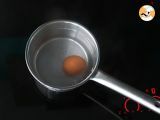 Tappa 1 - Uovo alla coque con caviale