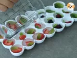 Tappa 2 - Cubetti di ghiaccio con frutti rossi e menta