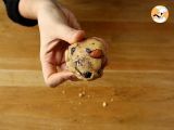 Tappa 3 - Cookies al cioccolato, mandorle e arachidi