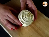 Tappa 6 - Girelle di sfoglia lievitata con crema pasticcera e cioccolato